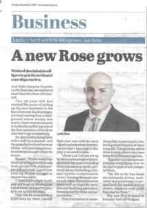 Wigan Today article about Rose Fendlen Law
